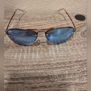 Ray-Ban Aviator Semi Rimless Sunglasses